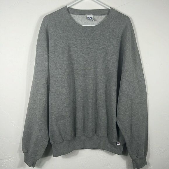 🔥🔥 Vintage RUSSELL ATHLETIC “BLANK” Crewneck Sweatshirt - PERFECT - Men Sz XL - Picture 1 of 5